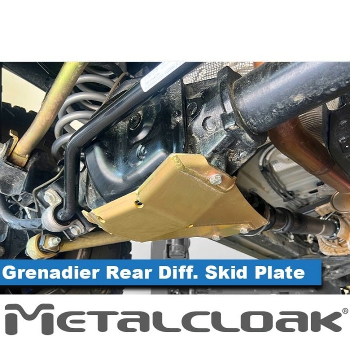 MetalCloak Rear Differential Skid Plate – Grenadier