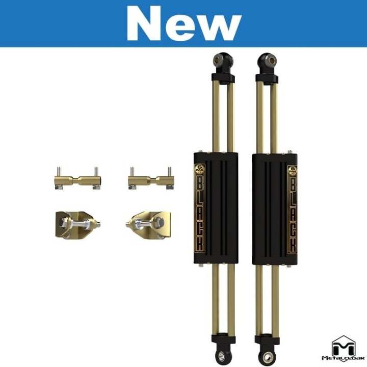 MetalCloak 6Pak BLACK Rear Shocks – Jeep Wrangler JK
