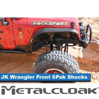 MetalCloak 6Pak BLACK Front Shocks 5.5in – Wrangler JK