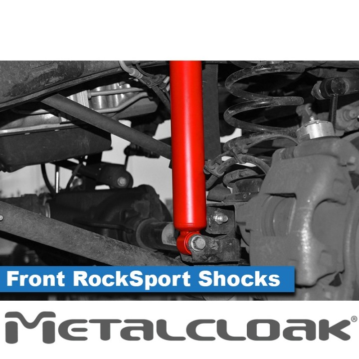 MetalCloak RockSport RED Long Travel Front Shocks – JK
