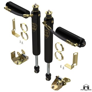 MetalCloak RockSport BLACK Front Reservoir Shocks – JK