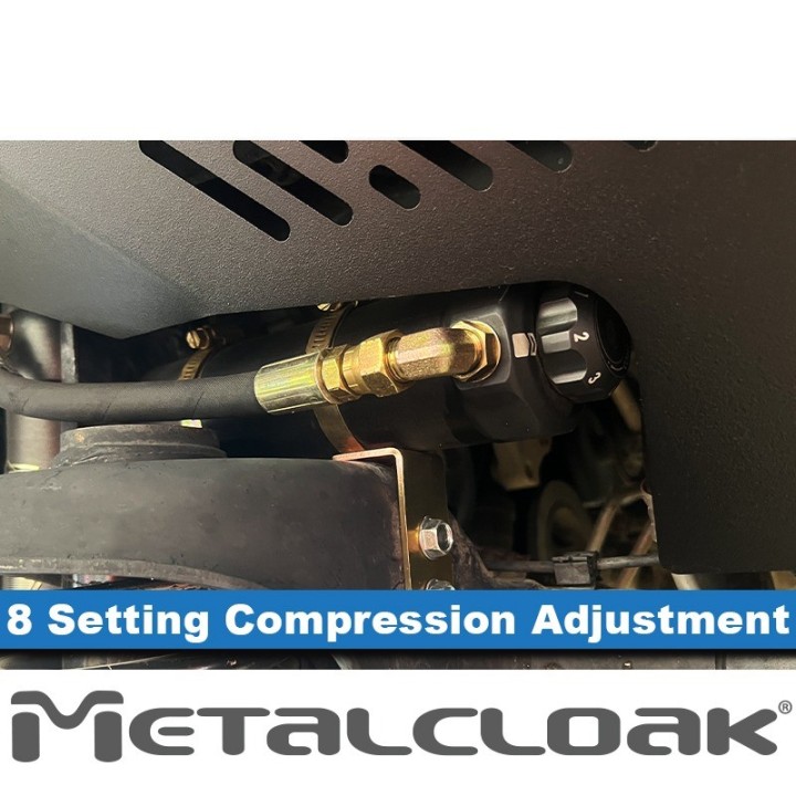 MetalCloak RockSport BLACK Front Reservoir Shocks – JK