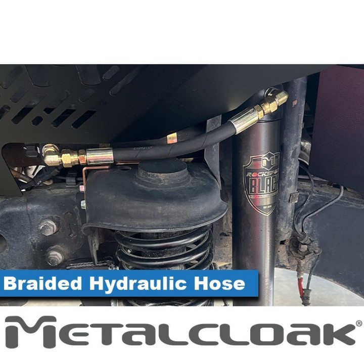 MetalCloak RockSport BLACK Front Reservoir Shocks – JK