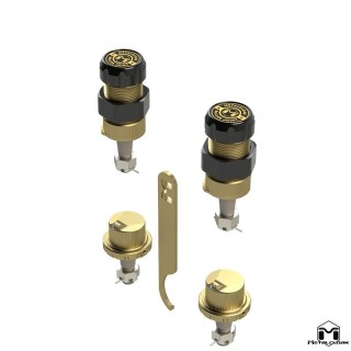 MetalCloak Baller Joints HD Knurled Ball Joints, Jeep Wrangler JK