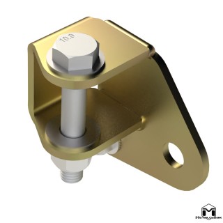 MetalCloak Steering Stabilizer Axle Side Mount, Jeep Wrangler JK