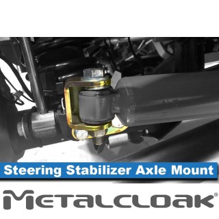 MetalCloak Steering Stabilizer Axle Side Mount, Jeep Wrangler JK