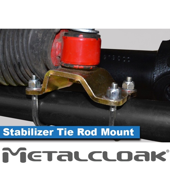 MetalCloak Steering Stabilizer 1.375in Tie Rod Mount, Jeep Wrangler JK
