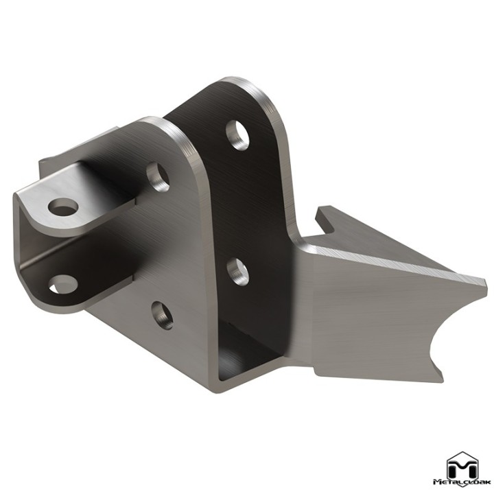 MetalCloak Weld-On Track Bar Relocation Bracket, Jeep Wrangler JK