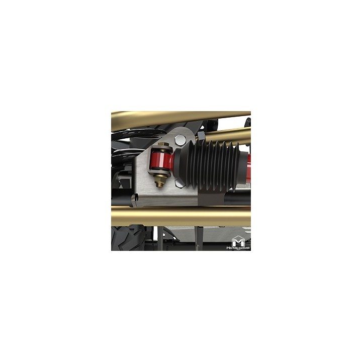 MetalCloak Weld-On Track Bar Relocation Bracket, Jeep Wrangler JK