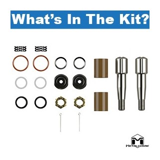 MetalCloak Upper Baller Joint Rebuild Kit, Jeep Wrangler JK and TJ