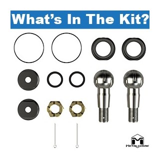 MetalCloak Lower Baller Joint Rebuild Kit, Jeep Wrangler JK