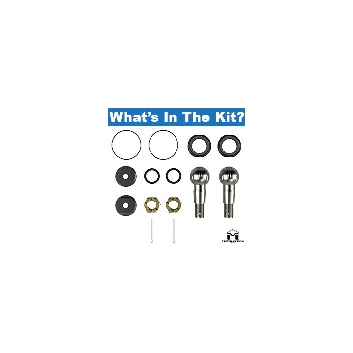 MetalCloak Lower Baller Joint Rebuild Kit, Jeep Wrangler JK