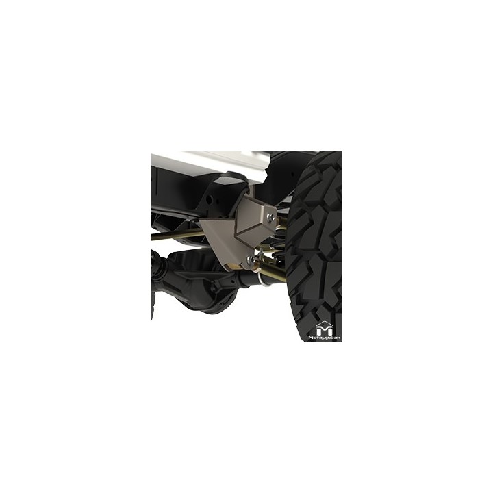 MetalCloak DB3 Weld-On Rear Control Arm Correction Brackets, Jeep Wrangler JK - view 2