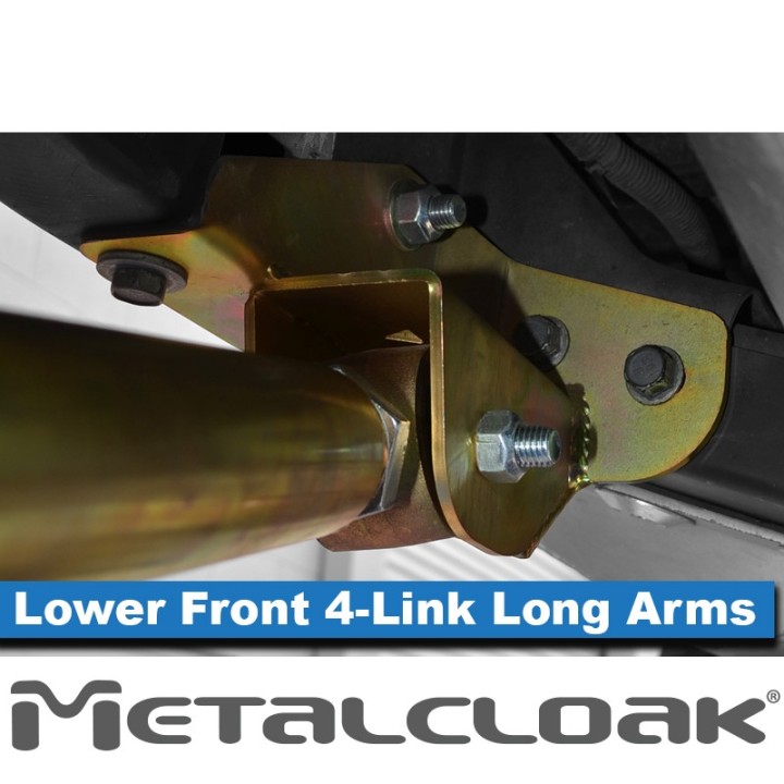 MetalCloak Duroflex Lower Front 4-Link Long Arms, Jeep Wrangler JK