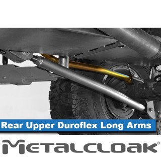 MetalCloak Duroflex Rear Upper Long Arms, Jeep Wrangler JK and JL