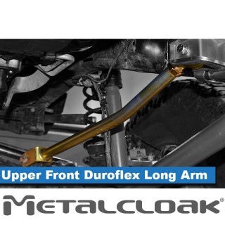MetalCloak Duroflex Front Upper Long Arms, Jeep Wrangler and Gladiator