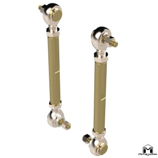 MetalCloak Heavy Duty Front Sway Bar Disconnect Links, Jeep Wrangler JK
