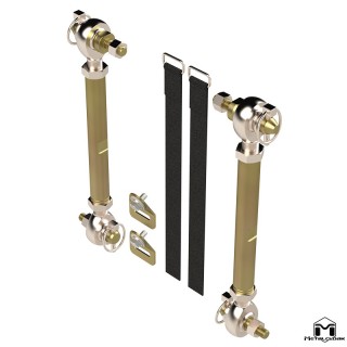 MetalCloak Front Sway Bar Quick Disconnects, Jeep Wrangler JK