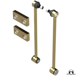 MetalCloak Rear Sway Bar Spacer & Link Kit 14.5in, Jeep Wrangler JK
