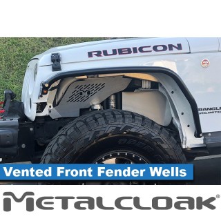 Vented Aluminum Inner Fender Set JK MetalCloak 3291 | Szekla4x4