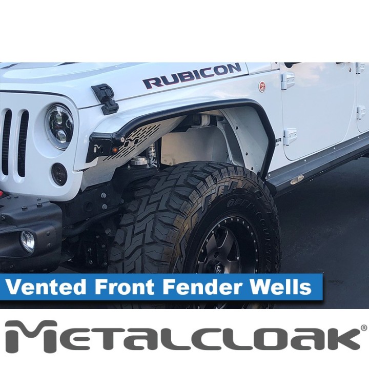 Vented Aluminum Inner Fender Set JK MetalCloak 3291 | Szekla4x4