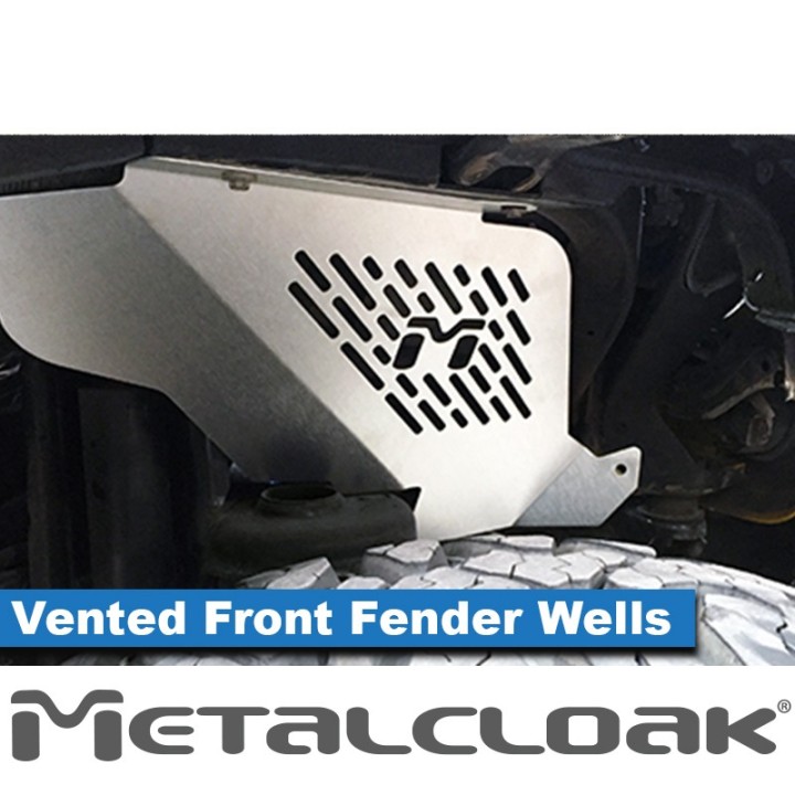 Vented Aluminum Inner Fender Set JK MetalCloak 3291 | Szekla4x4