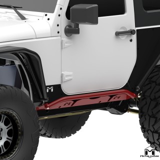 Overline Rocker Rails Rock Sliders JK 2-Door MetalCloak 3310 | Szekla4x4