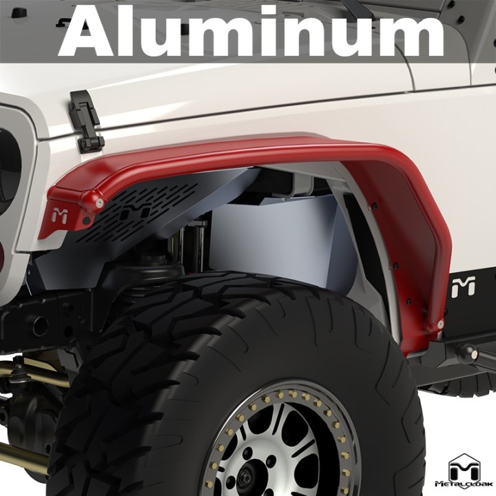 Nadkola rurowe przednie Overland ALUMINIOWE Jeep Wrangler JK JKU MetalCloak