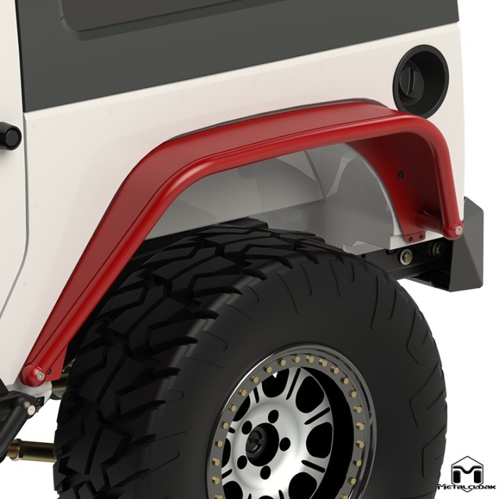 Overland Tube Fenders Rear Steel JK MetalCloak 3400 | Szekla4x4