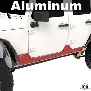 Overland Rocker ExoSkin Aluminum JK 4-Door MetalCloak 3318 | Szekla4x4