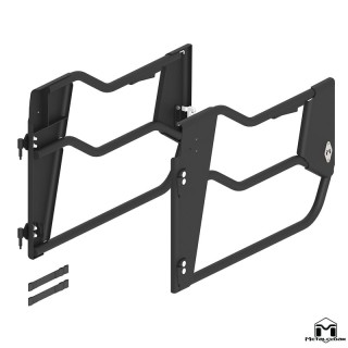 MetalCloak 4100 Front Aluminum Open Frame Tube Doors JK | Szekla4x4
