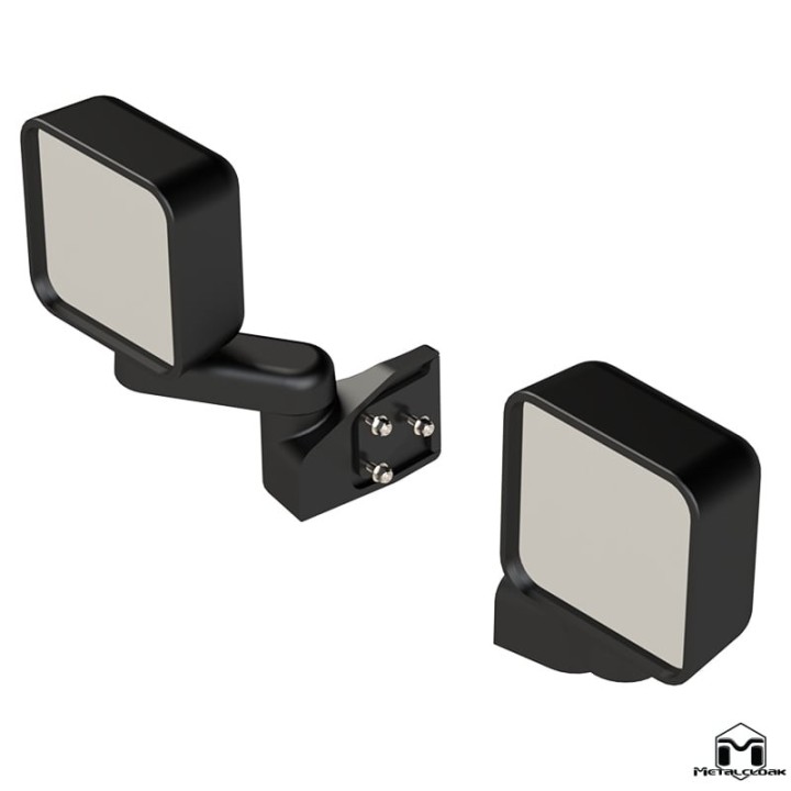 MetalCloak 4102 Open Frame Tube Door Mirror Kit | Szekla4x4