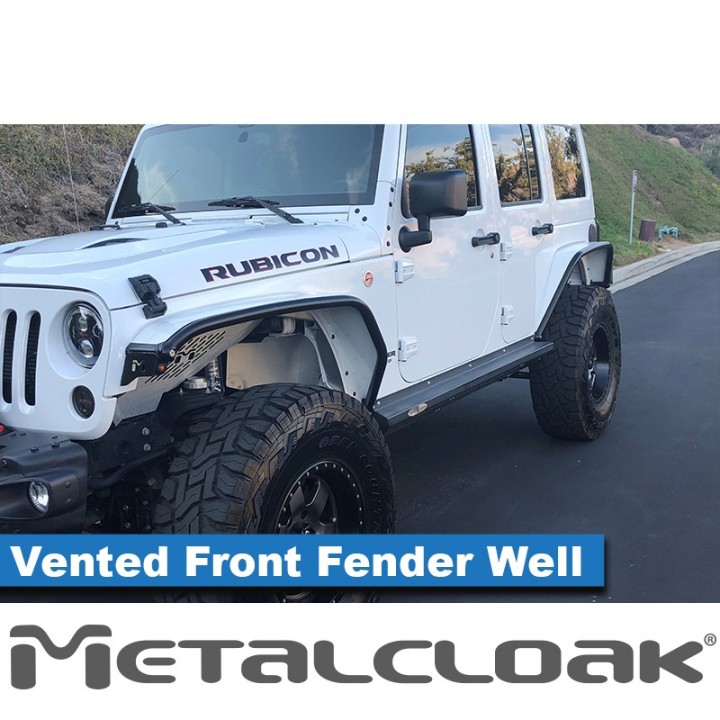 MetalCloak 3292 Vented Aluminum Inner Fender Panel Pair JK | Szekla4x4