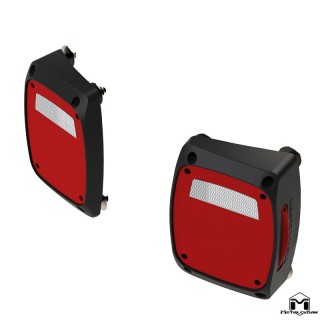 MetalCloak 3435 LED Taillight Kit Molded ASA Housing JK | Szekla4x4