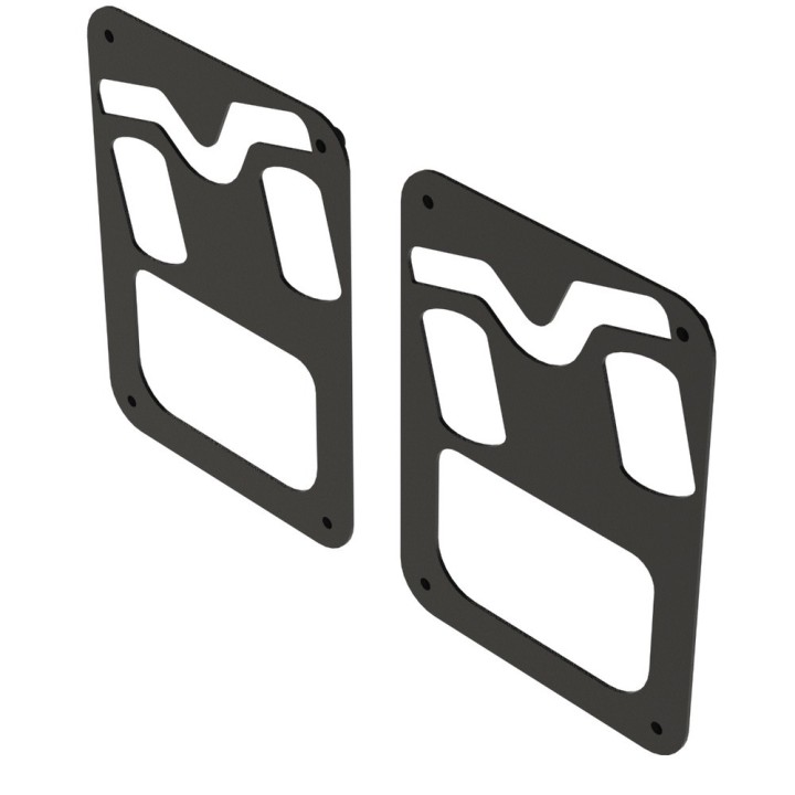 MetalCloak PB1017 Signal Shield Rear Light Covers JK | Szekla4x4