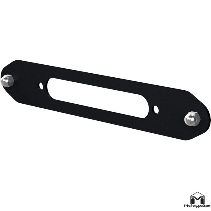 Roller Fairlead Mount Center Kit 3/16in Steel Jeep Wrangler JK JL Gladiator JT MetalCloak