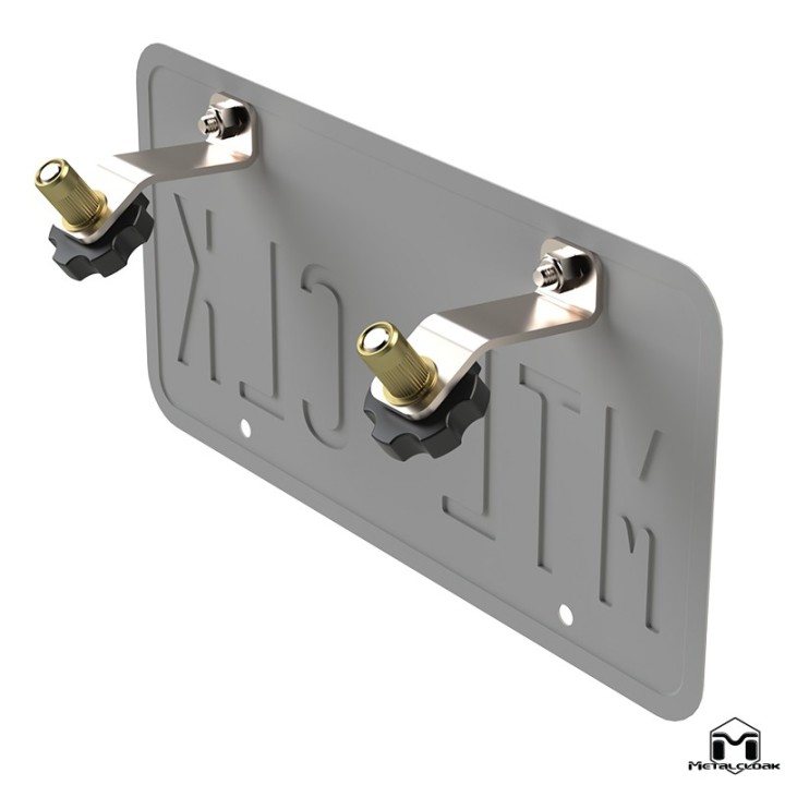 MetalCloak 2180 Front License Plate Adapter Quick Release | Szekla4x4