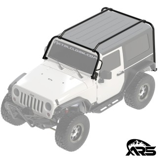 Rocklander kompletny system bagaznika dachowego stal 2 cale Jeep Wrangler JK 2-drzwiowy MetalCloak ARS