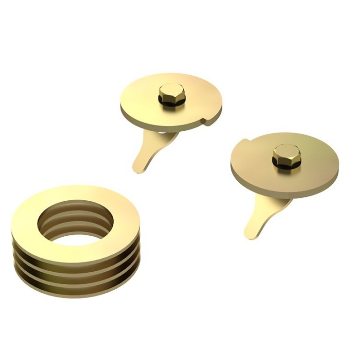 Rear Coil Spring Spacer and Retainer Kit Gold Zinc Jeep Wrangler JK MetalCloak