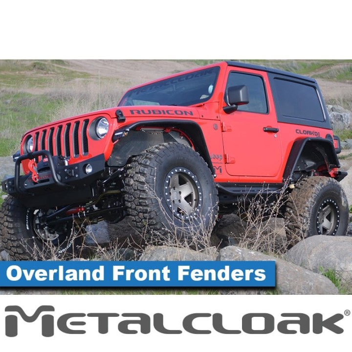Overland Tube Fenders, Front, Steel, JL/JT METALCLOAK - view 4