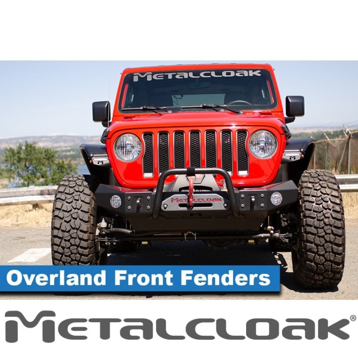 Overland Tube Fenders, Front, Steel, JL/JT METALCLOAK - view 6