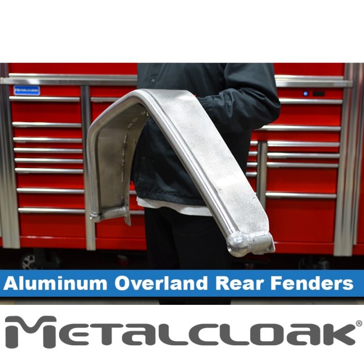 Overland Tube Fenders, Rear, ALUMINUM, JL Wrangler METALCLOAK - view 3