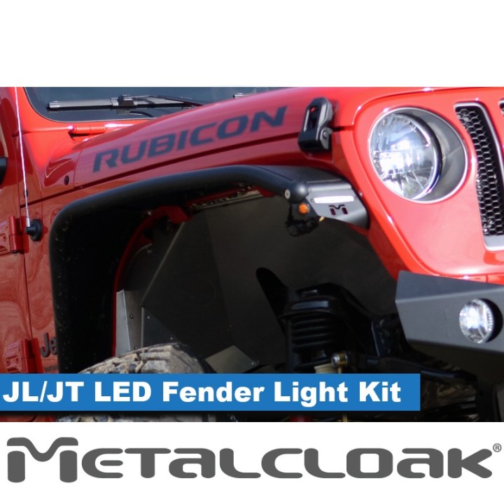 LED Overland Fender Light Kit, JL/JT METALCLOAK - view 3