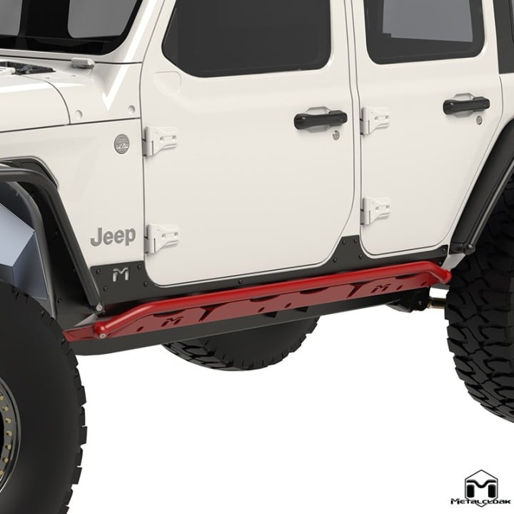 Overline Rocker Rails, Pair, JL 4-Door METALCLOAK
