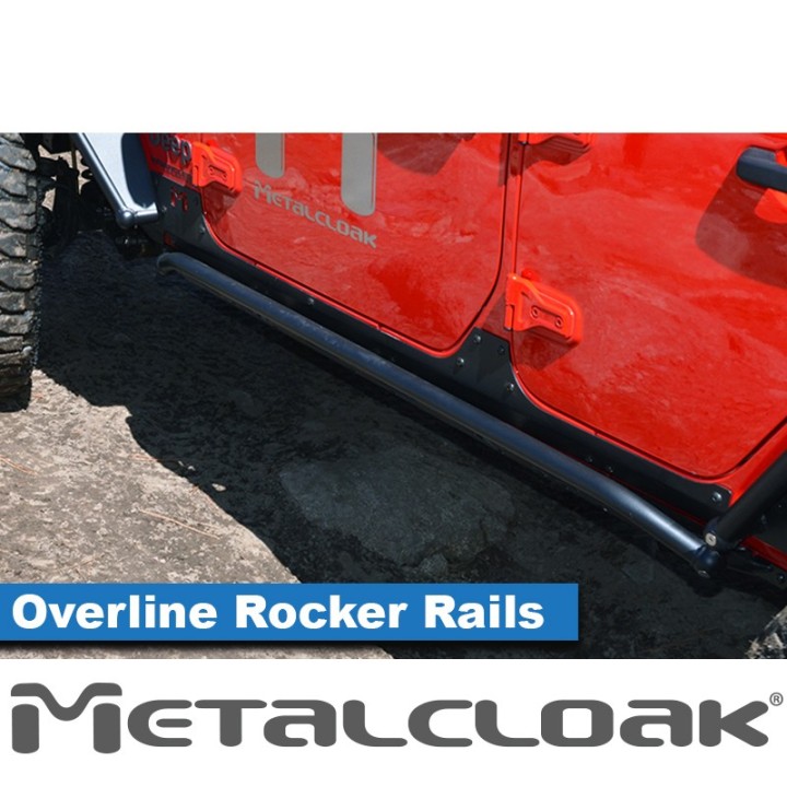 Overline Rocker Rails, Pair, JL 4-Door METALCLOAK - view 3