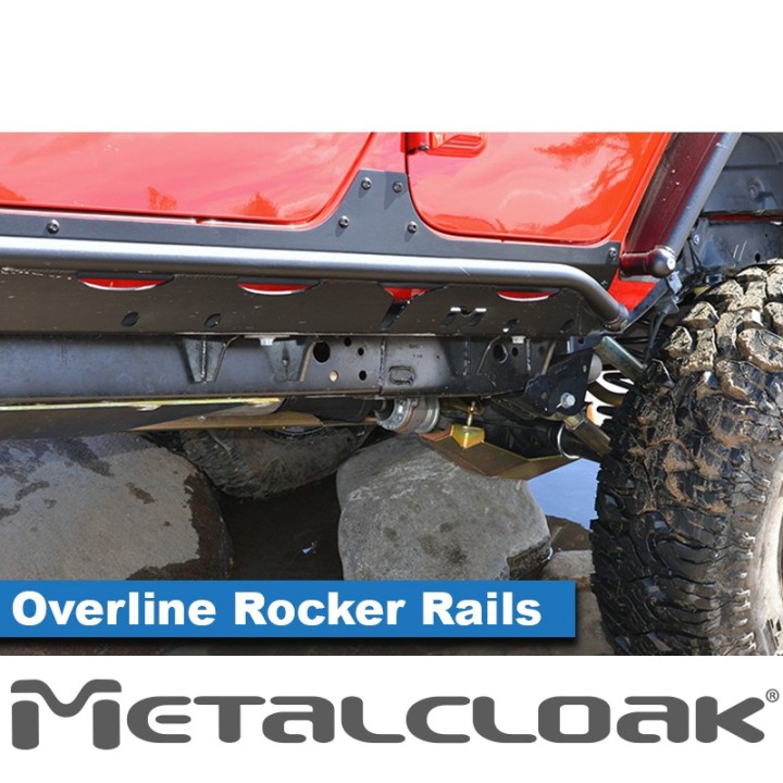 Overline Rocker Rails, Pair, JL 4-Door METALCLOAK - view 4
