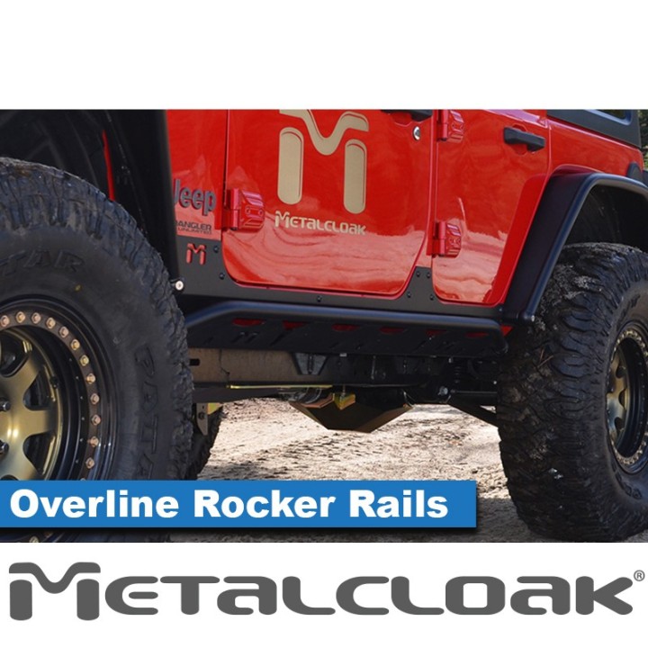 Overline Rocker Rails, Pair, JL 4-Door METALCLOAK - view 5