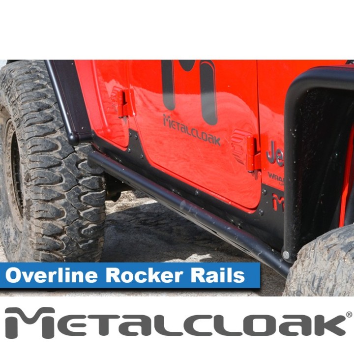 Overline Rocker Rails, Pair, JL 4-Door METALCLOAK - view 6
