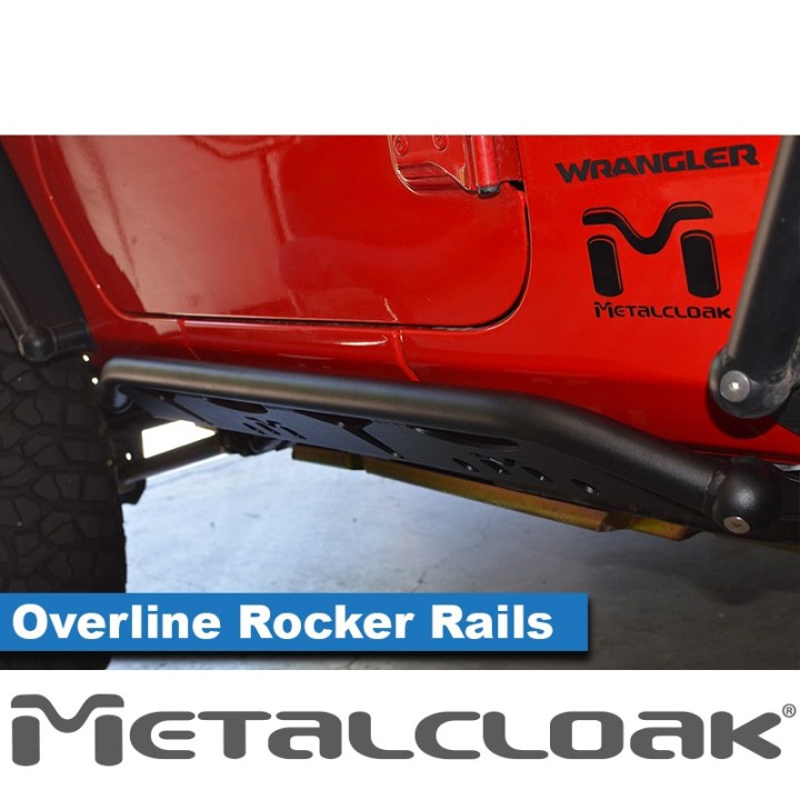 Overline Rocker Rails, Pair, JL 2-Door METALCLOAK - view 2