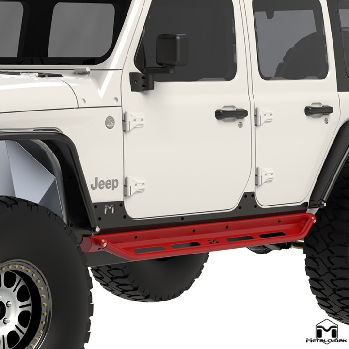Overland Rocker Base and Flip Step Kit, JL 4-Door METALCLOAK